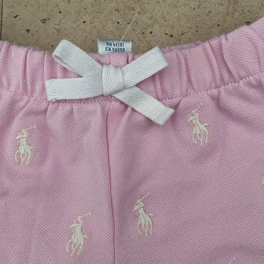 Polo by Ralph Lauren shorts pink with white pony’s - Picture 2 of 5